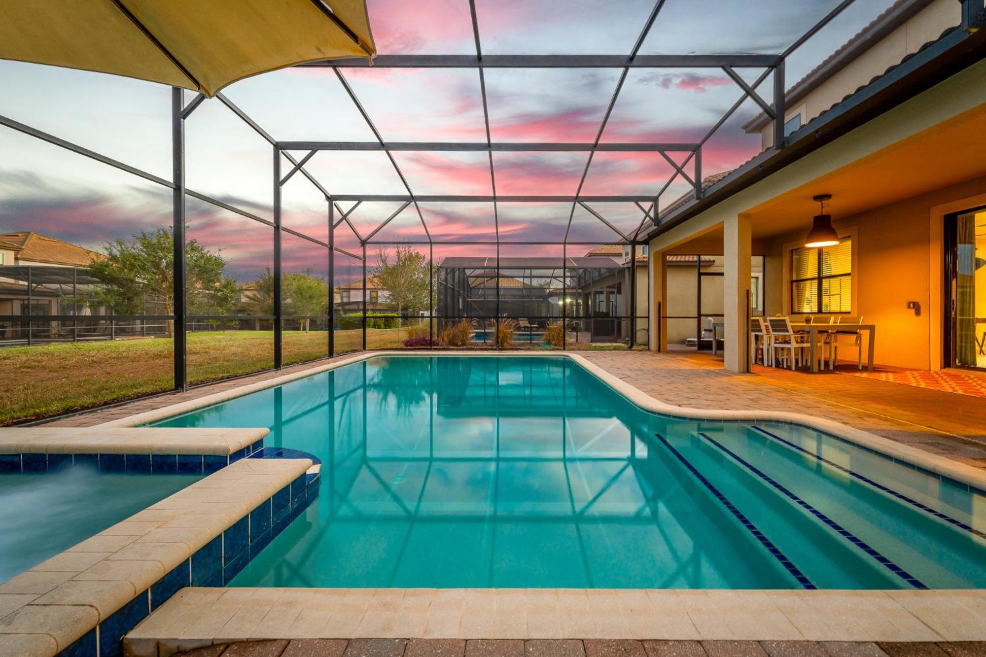 Heated Pool + Free Waterpark + Lazy River + Grill ดาเวนพอร์ต ภายนอก รูปภาพ